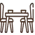 dinner room icon